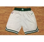 Men's Boston Celtics White Nike NBA Shorts