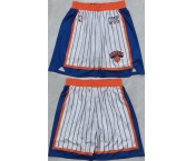 Men's New Yok Knicks White Shorts