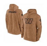 Men's Washington Commanders 2023 Brown Salute to Service Pullover Hoodie