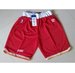 Houston Rockets Red Throwback Short
