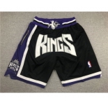 Sacramento Kings Black Pockets Swingman Shorts