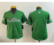 Youth Philadelphia Phillies Blank Green Phanatic Limited Stitched Jersey