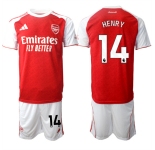 Men's Arsenal F.C #14 Thierry Henry 2026 Red Home Soccer Jersey Suit