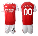 Men's Arsenal F.C Active Player Custom 2026 Red Home Soccer Jersey Suit