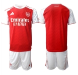 Men's Arsenal F.C Blank 2026 Red Home Soccer Jersey Suit