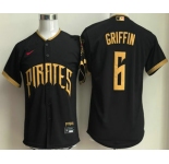 Youth Pittsburgh Pirates #6 Konnor Griffin Black 2026 City Connect Stadium Jersey