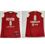 Men's Indiana Fever #8 Sophie Cunningham Red Edition Victory Stitched Jersey