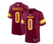 Youth Washington Commanders #0 Mike Sainristil Nike Burgundy Team Color Limited Jersey