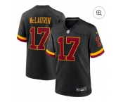 Youth Washington Commanders #17 Terry McLaurin Black Nike Hail Raiser Game Stitched Jersey