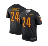 Youth Washington Commanders #24 Antonio Gibson 2022 Black Game Stitched Jersey