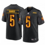 Youth Washington Commanders #5 Jayden Daniels Black 2024 F U S E Vapor Limited Stitched Football Jersey