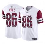 Youth Washington Commanders #86 Zach Ertz White Vapor Limited Stitched Football Jersey