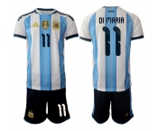 Men's Argentina #11 DI MARIA National Team FIFA x World Cup 2026 Home White On Field Jersey
