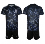 Men's Argentina Blank Away Soccer Jersey Suit
