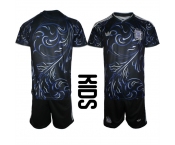 Youth Argentina Blank Away Soccer Jersey Suit