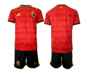 Men's Belgium Blank National Team FIFA x World Cup 2026 Home Red On Field Jersey