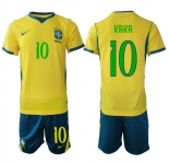 Men's Brazil #10 KAKA National Team FIFA x World Cup 2026 Home On Field Jersey