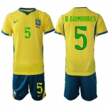 Men's Brazil #5 B.GUIMARAES National Team FIFA x World Cup 2026 Home On Field Jersey