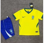 Youth Brazil 2026 Home Jersey Suit