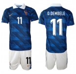 Men's France #11 O.DEMBELE National Team FIFA x World Cup 2026 Home On Field Jersey