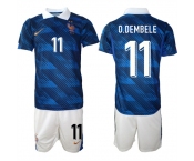Men's France #11 O.DEMBELE National Team FIFA x World Cup 2026 Home On Field Jersey