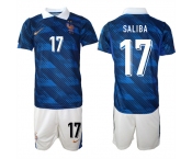Men's France #17 SALIBA National Team FIFA x World Cup 2026 Home On Field Jersey