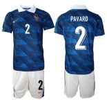 Men's France #2 PAVARD National Team FIFA x World Cup 2026 Home On Field Jersey