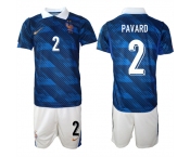 Men's France #2 PAVARD National Team FIFA x World Cup 2026 Home On Field Jersey