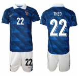 Men's France #22 THEO National Team FIFA x World Cup 2026 Home On Field Jersey