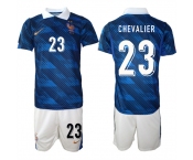 Men's France #23 CHEVALIER National Team FIFA x World Cup 2026 Home On Field Jersey