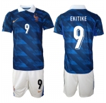Men's France #9 EKITIKE National Team FIFA x World Cup 2026 Home On Field Jersey