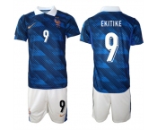 Men's France #9 EKITIKE National Team FIFA x World Cup 2026 Home On Field Jersey