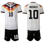 Men's Germany #10 MUSIALA National Team FIFA x World Cup 2026 Home White On Field Jersey