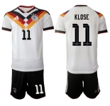Men's Germany #11 KLOSE National Team FIFA x World Cup 2026 Home White On Field Jersey