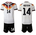 Men's Germany #14 ADEYEMI National Team FIFA x World Cup 2026 Home White On Field Jersey