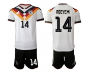 Men's Germany #14 ADEYEMI National Team FIFA x World Cup 2026 Home White On Field Jersey