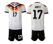 Men's Germany #17 WIRTZ National Team FIFA x World Cup 2026 Home White On Field Jersey