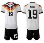 Men's Germany #19 SANE National Team FIFA x World Cup 2026 Home White On Field Jersey