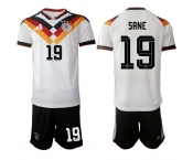 Men's Germany #19 SANE National Team FIFA x World Cup 2026 Home White On Field Jersey
