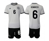 Men's Germany #6 Joshua Kimmich White 2025 Home Soccer Jersey Suit