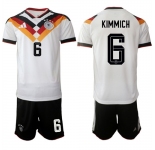 Men's Germany #6 KIMMICH National Team FIFA x World Cup 2026 Home White On Field Jersey