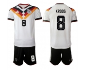 Men's Germany #8 KROOS National Team FIFA x World Cup 2026 Home White On Field Jersey