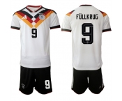 Men's Germany #9 FULLKRUG National Team FIFA x World Cup 2026 Home White On Field Jersey