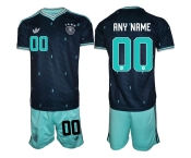 Men's Germany Custom Navy 2026 Away Soccer Jersey Suit