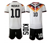 Youth Germany #10 MUSIALA National Team FIFA x World Cup 2026 Home White On Field Kids Jersey