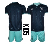 Youth Germany Blank Navy 2026 Away Soccer Jersey Suit