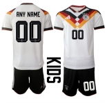 Youth Germany Custom White 2025 26 Home Soccer Jersey Suit