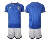 Men's Italy Blank National Team FIFA x World Cup 2026 Home Blue On Field Jerseys