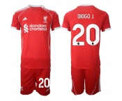Men's Liverpool #20 Diogo 2025 Red Home Soccer Jersey Suit