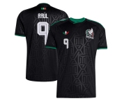 Men's Mexico #9 Raúl Jiménez Black 2026 Soccer Jersey Suit